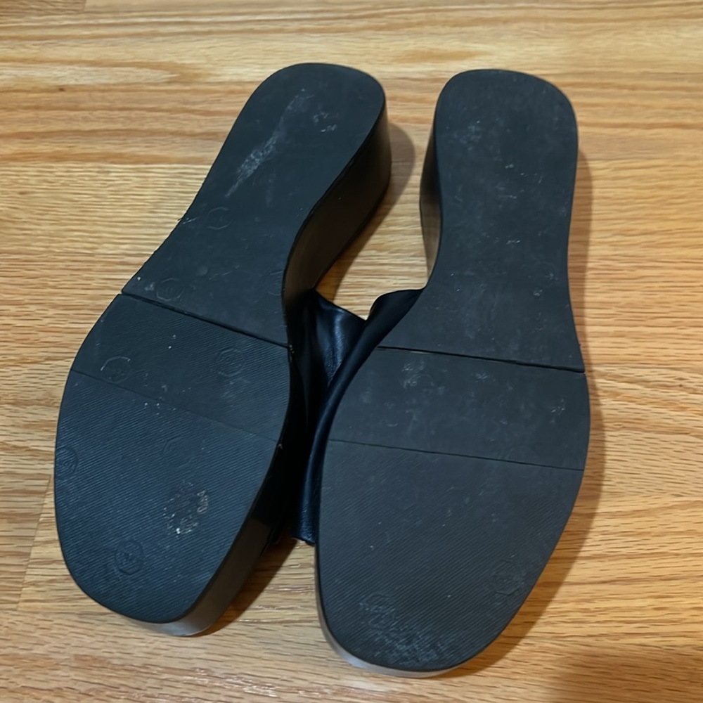 Clergerie Paris shoes, size 40 women’s leather slides - Picture 7 of 8